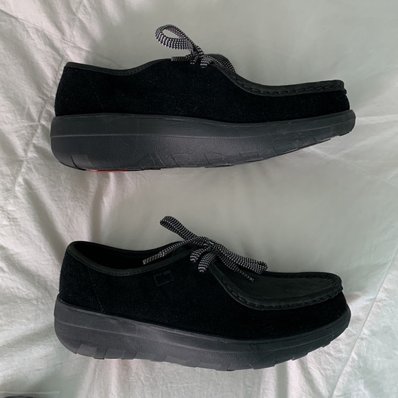 FitFlop Loaf Lace-Up Moc suede black - Picture 2 of 4